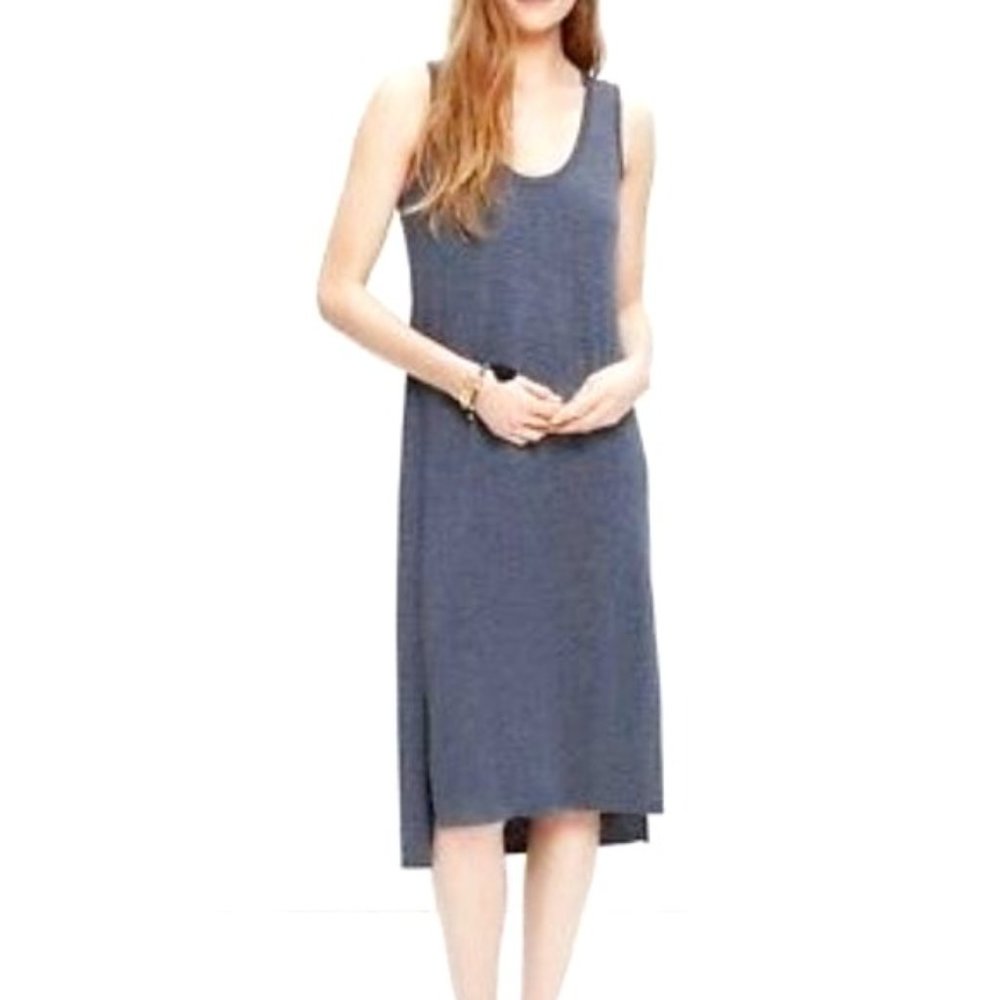 Madewell Jersey Tank Dress Stretchy Casual Midi XS